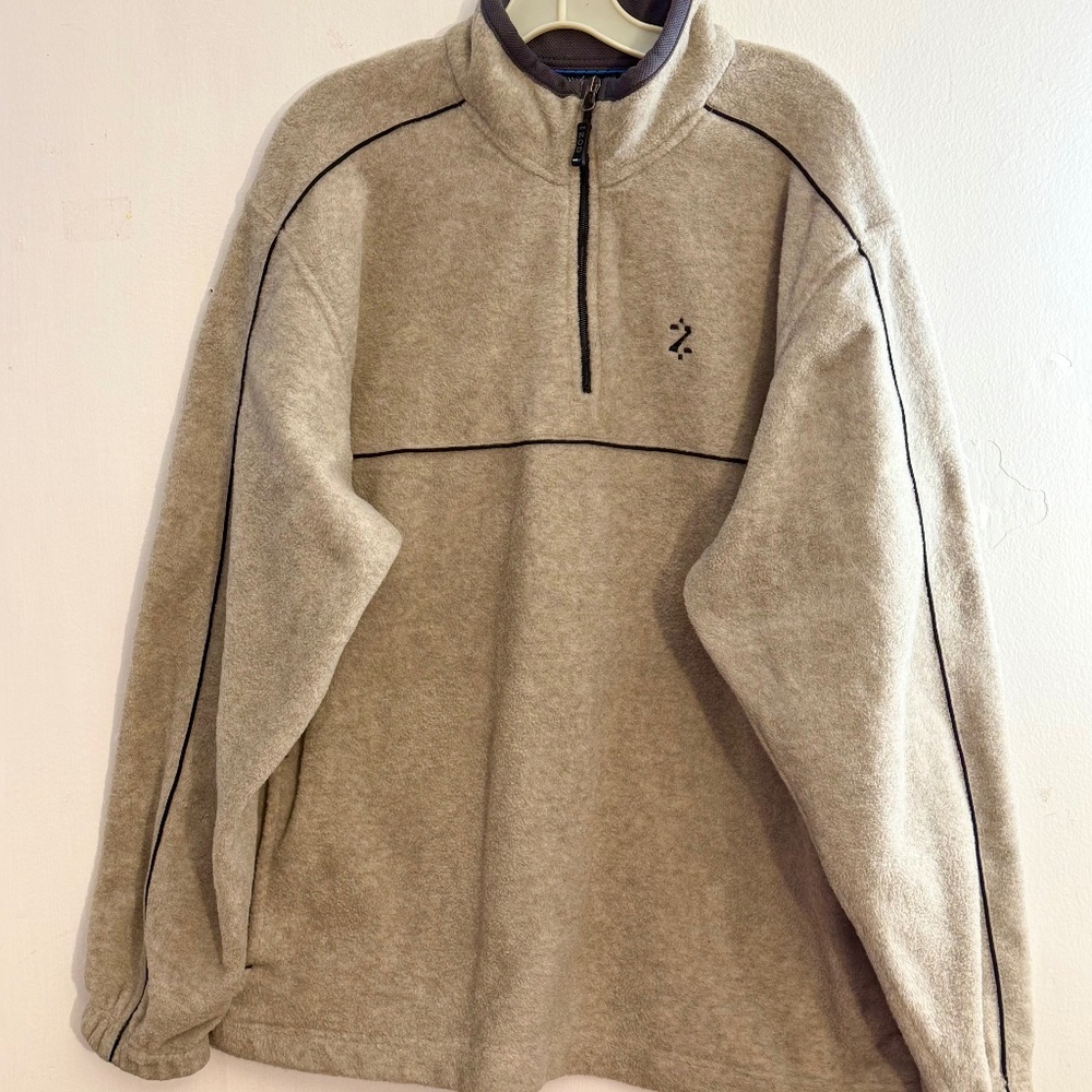 Izod fleece quarter-zip, L